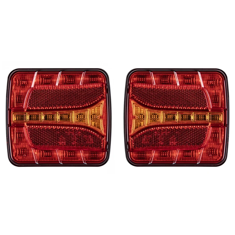 Kleine quadratische LED-Anhängerleuchten / 2er-Set