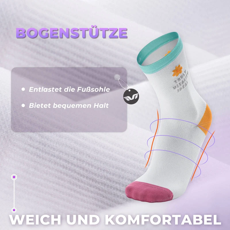 ROCKBROS TVI Damen Sportsocken Atmungsaktive Fahrradsocken Sommer