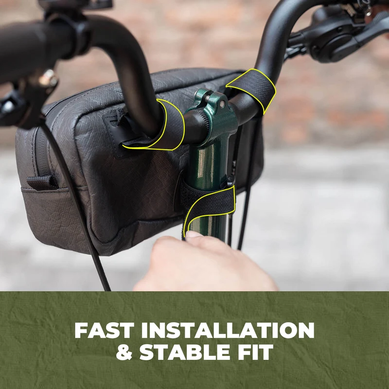 Bike Handlebar Bag with Shoulder Strap - 1.5L