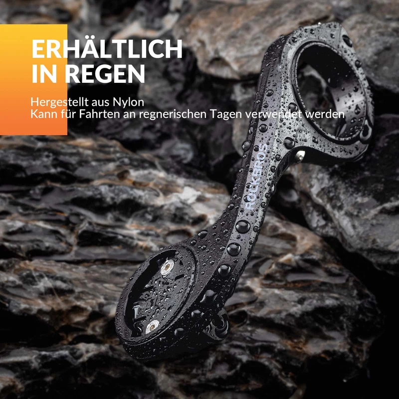 ROCKBROS Fahrradcomputer Halterung Kompatibel mit Garmin/iGPSPORT for Lenker 32-35mm