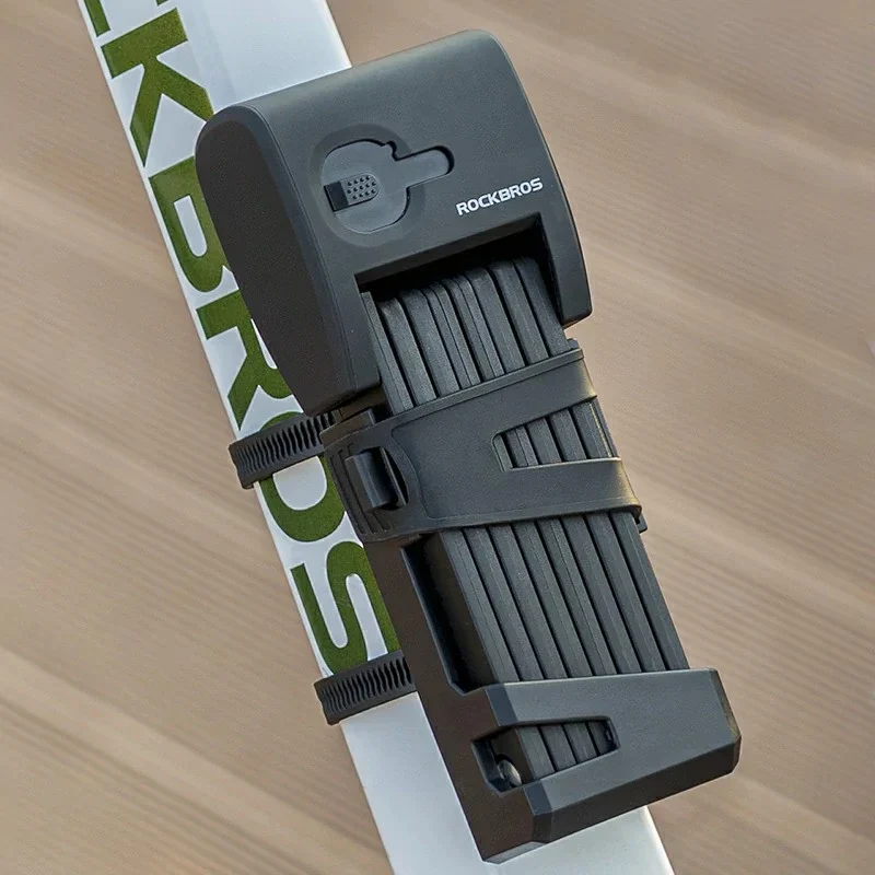 Foldable Smart Bike Lock with Fingerprint Unlock