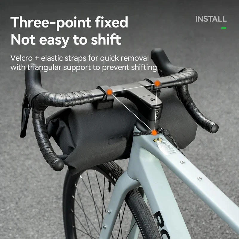 RideMate Bike Front Handlebar Bag - 8L
