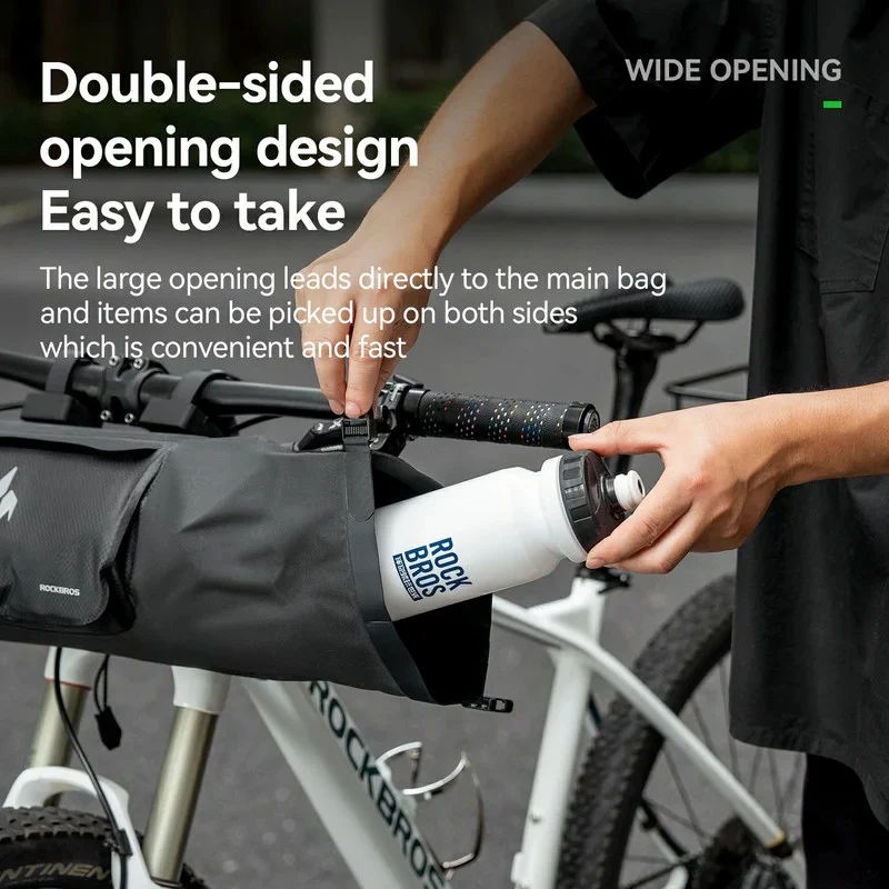 RideMate Bike Front Handlebar Bag - 8L