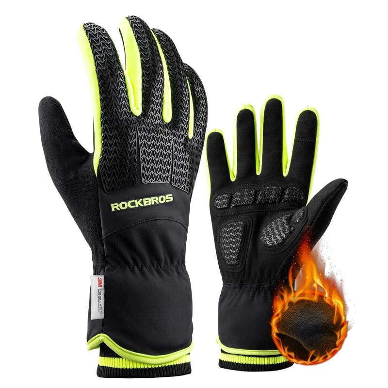 ROCKBROS Handschuhe Fahrradhandschuhe 터치스크린 Thinsulate Skihandschuh