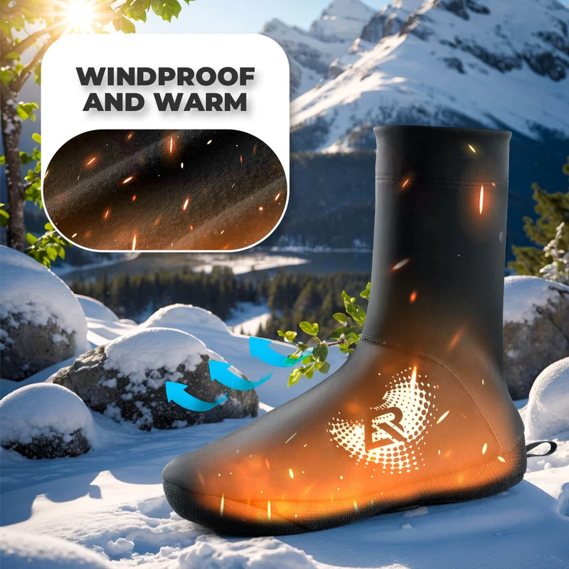 Windproof Thermal Cycling Shoe Covers