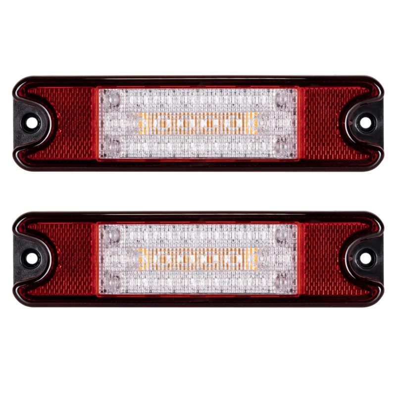 Schlankes LED-Anhängerleuchten-Set / 190 x 50 mm