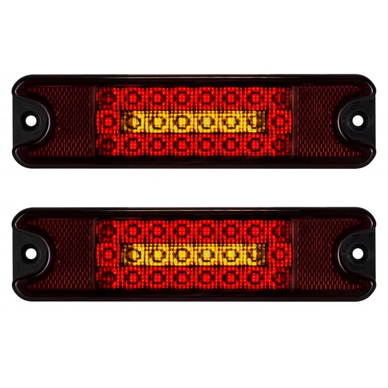 Schlankes LED-Anhängerleuchten-Set / 190 x 50 mm