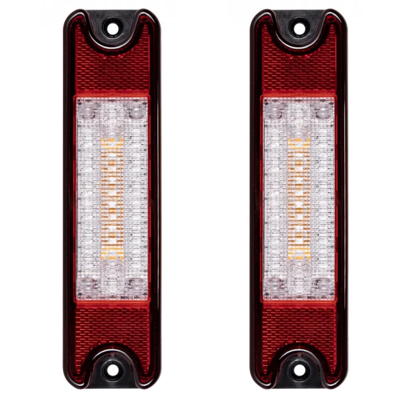 Schlankes LED-Anhängerleuchten-Set / 190 x 50 mm