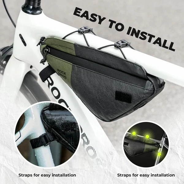 Triangle Bike Frame Bag with Shoulder Strap - 0.7L