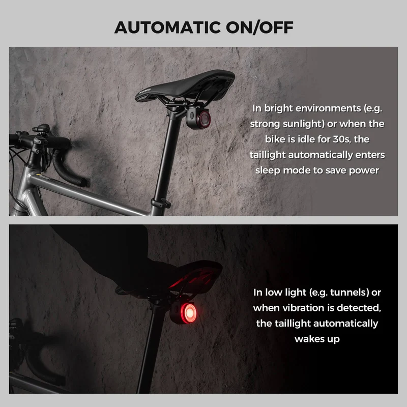 A8Pro Electronic Tail Light with Built-In Horn