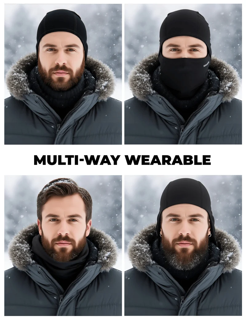 Winter Fleece Balaclava Set – 2 Pieces