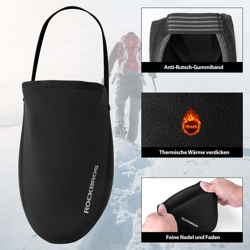 ROCKBROS Radsport Überschuhe Wasserabweisend Kevlar Fahrrad Shoe Cover
