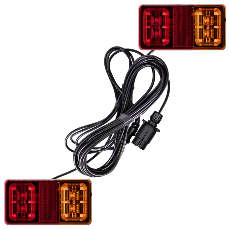 Magnetisches Anhängerbeleuchtungsset mit 7.5 m Kabel / 7-polig