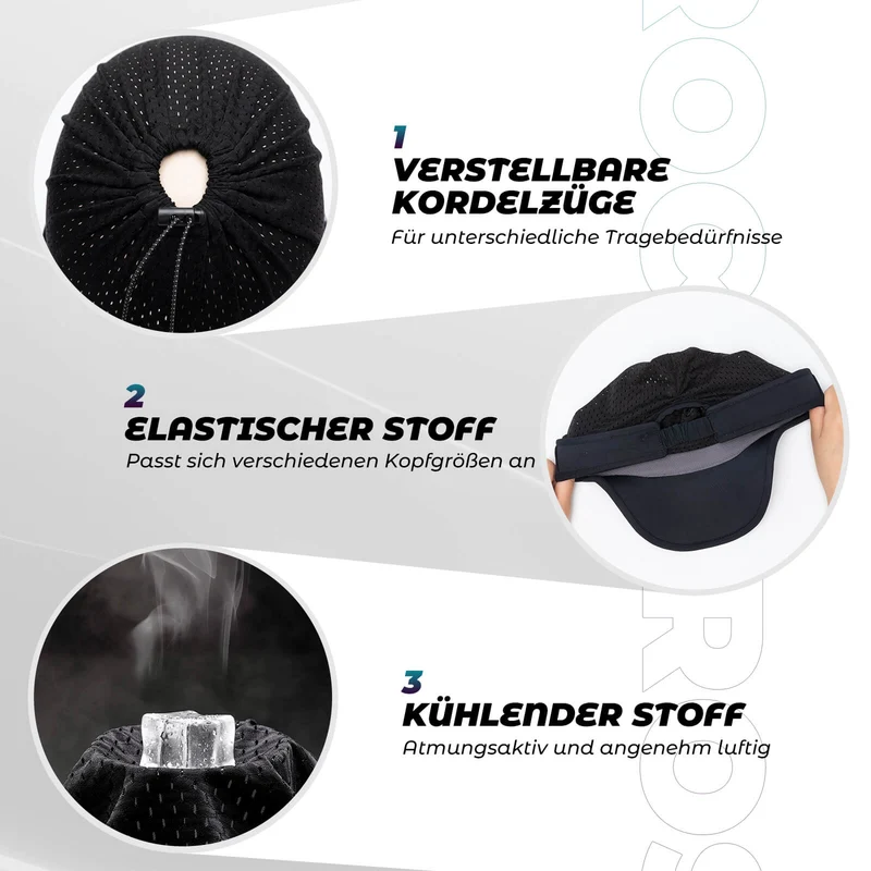 Pferdeschwanz Kappe UV-Schutz Sommer 유니섹스