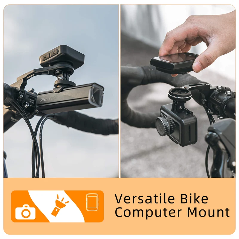 Adjustable Bike Computer Mount with Extendable Design