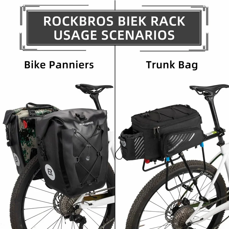 Quick Release Rear Bike Rack for Mountain Bikes