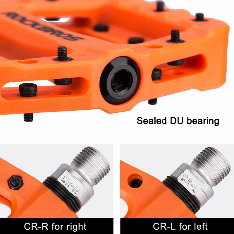 High-Speed Bearing Nylon Bike Pedals