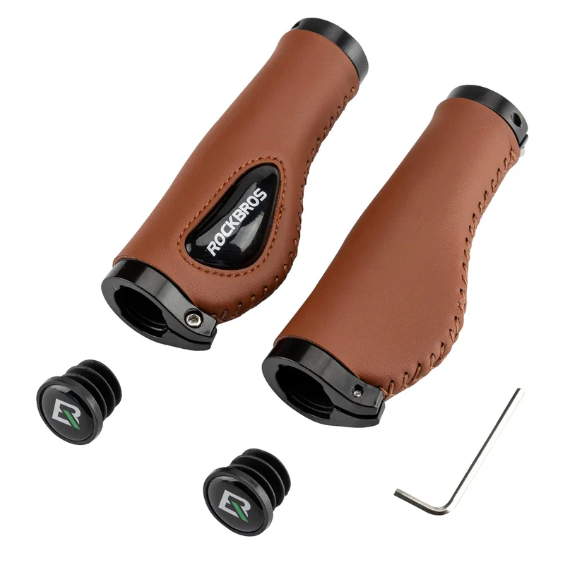 Bike Handle Grips Ergonomics Design Soft Gel Dual Lock