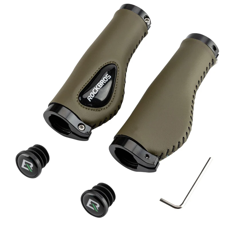 Bike Handle Grips Ergonomics Design Soft Gel Dual Lock