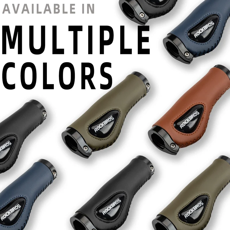 Bike Handle Grips Ergonomics Design Soft Gel Dual Lock