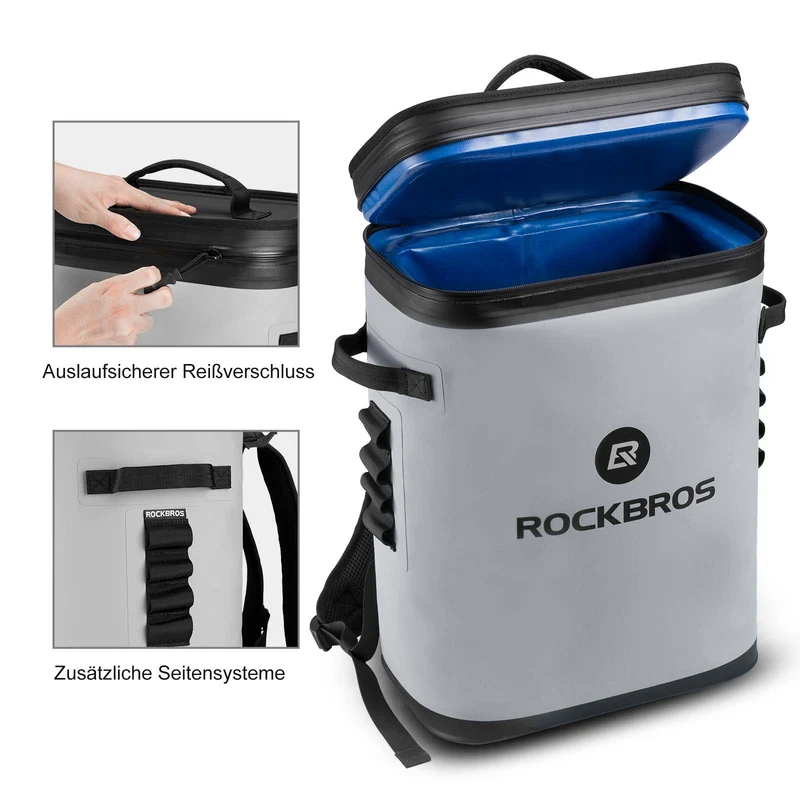 ROCKBROS Kühltasche wasserdicht 배낭 20L Isolierte Lunchtasche