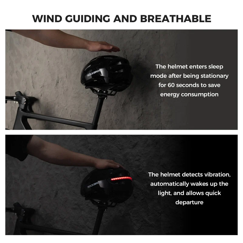 Smart Bike Helmet with Remote-Controlled Warning Lights