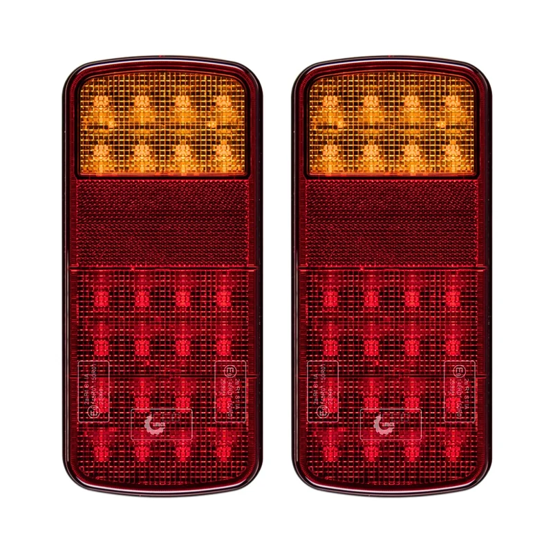 Rechteckige LED-Anhängerleuchten / 2er-Set