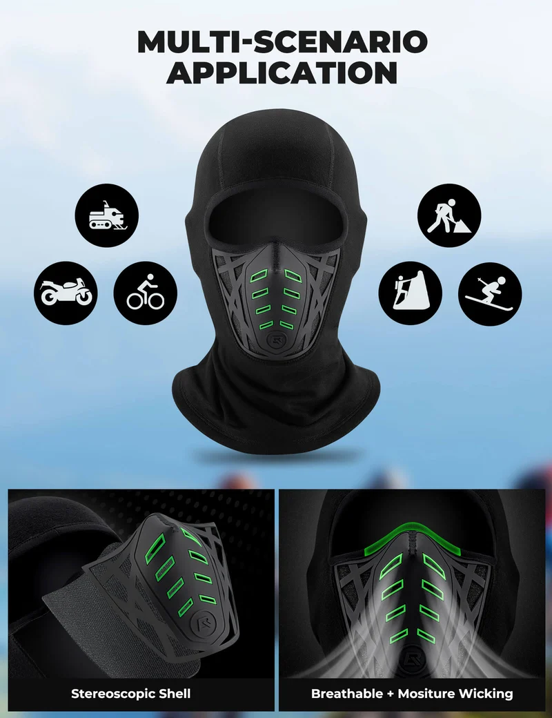 Thermal Balaclava Mask 3D Design