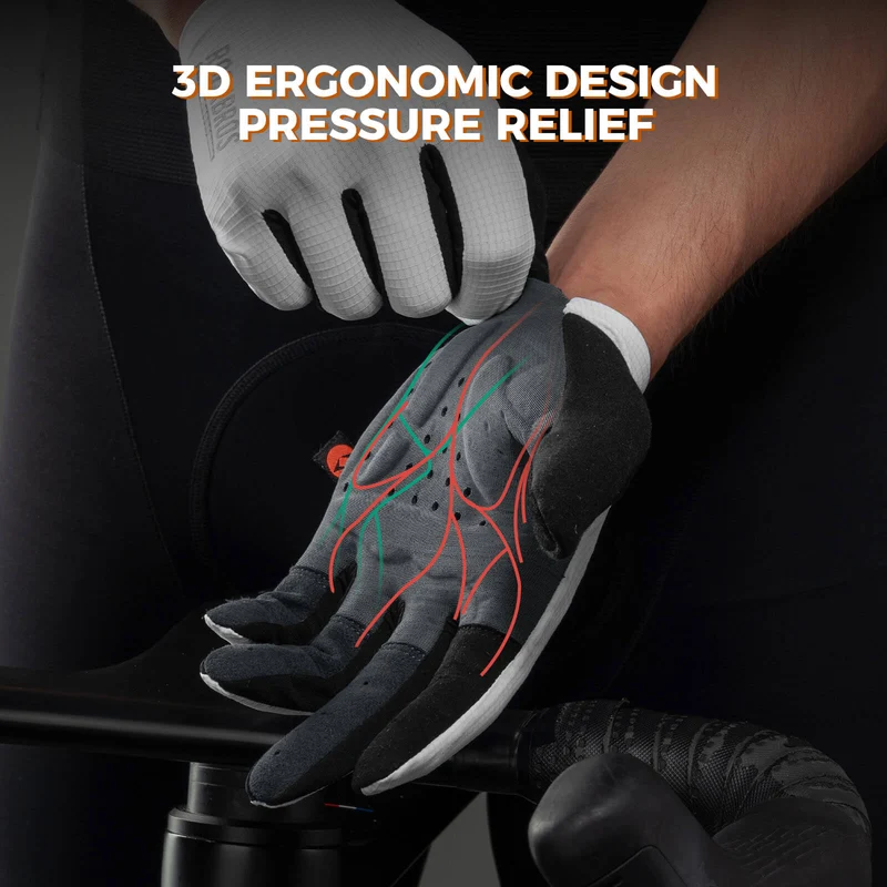 ROAD TO SKY Elastic Interface® Long Finger Cycling Gloves