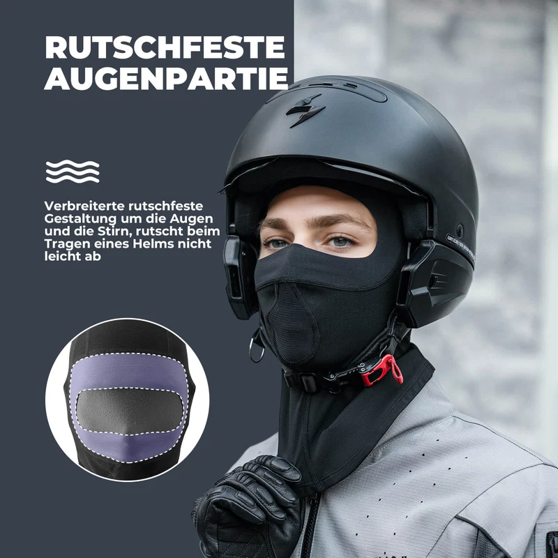 ROCKBROS Sturmhaube Winddichte atmungsaktive Fleece-Balaclava fir Outdoor-Sport Unisex