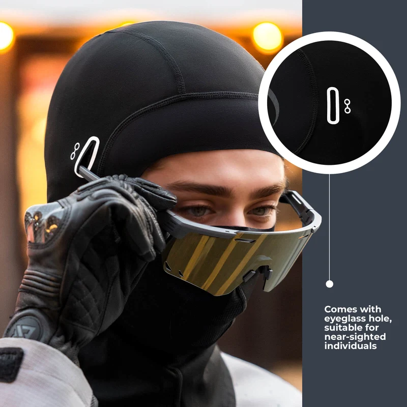 ROCKBROS Sturmhaube Winddichte atmungsaktive Fleece-Balaclava fir Outdoor-Sport Unisex
