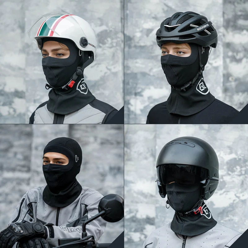 ROCKBROS Sturmhaube Winddichte atmungsaktive Fleece-Balaclava fir Outdoor-Sport Unisex