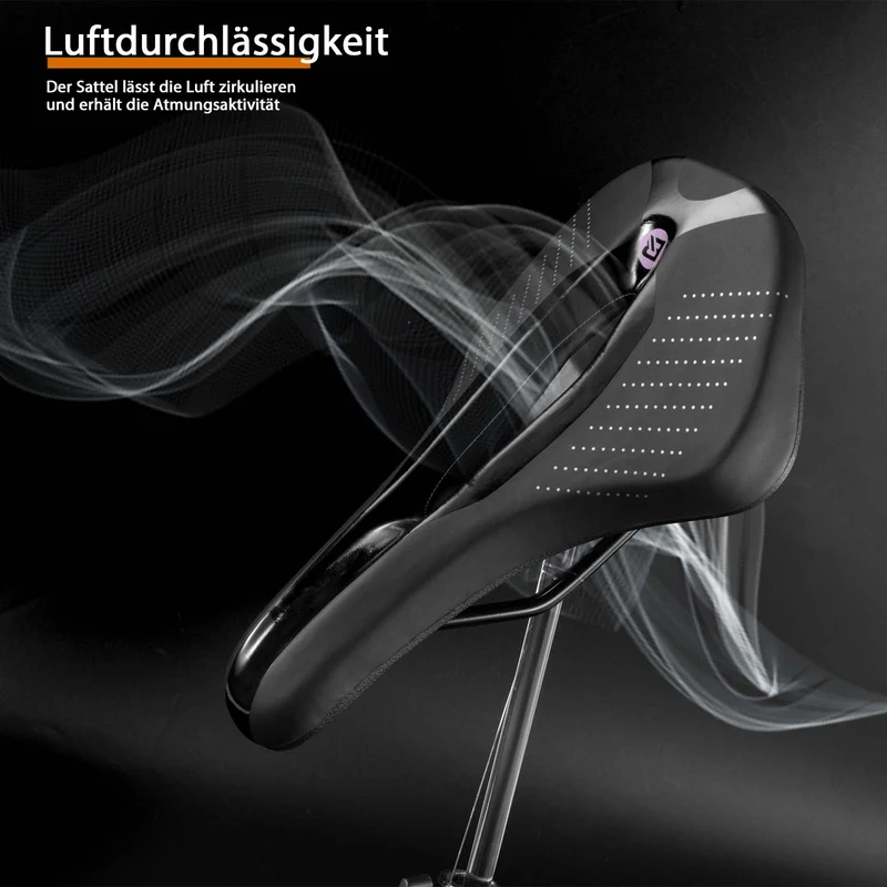 ROCKBROS Fahrrad Sattel Ergonomischer Stoßdämpfender Fahrradsattel 유니섹스