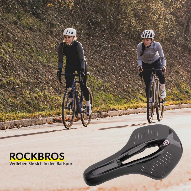 ROCKBROS Fahrrad Sattel Ergonomischer Stoßdämpfender Fahrradsattel 유니섹스