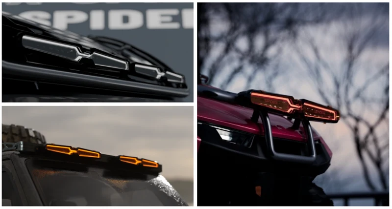 22" X-Spider NOXID Lichtleiste mit weißem Tagfahrlicht und gelbem Blitzlicht