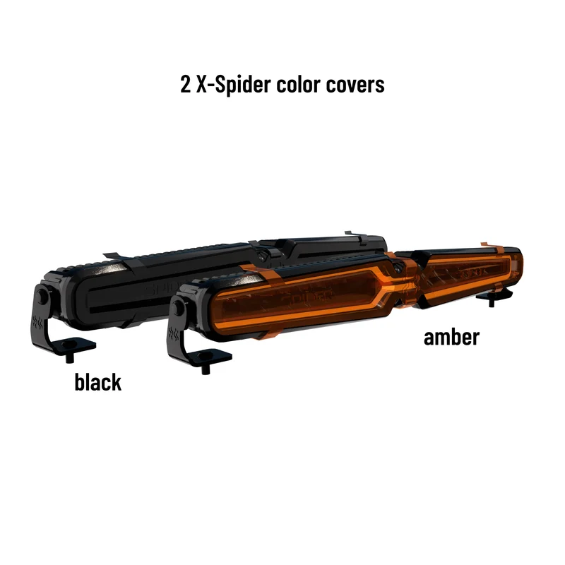 22" X-Spider NOXID Lichtleiste mit weißem Tagfahrlicht und gelbem Blitzlicht