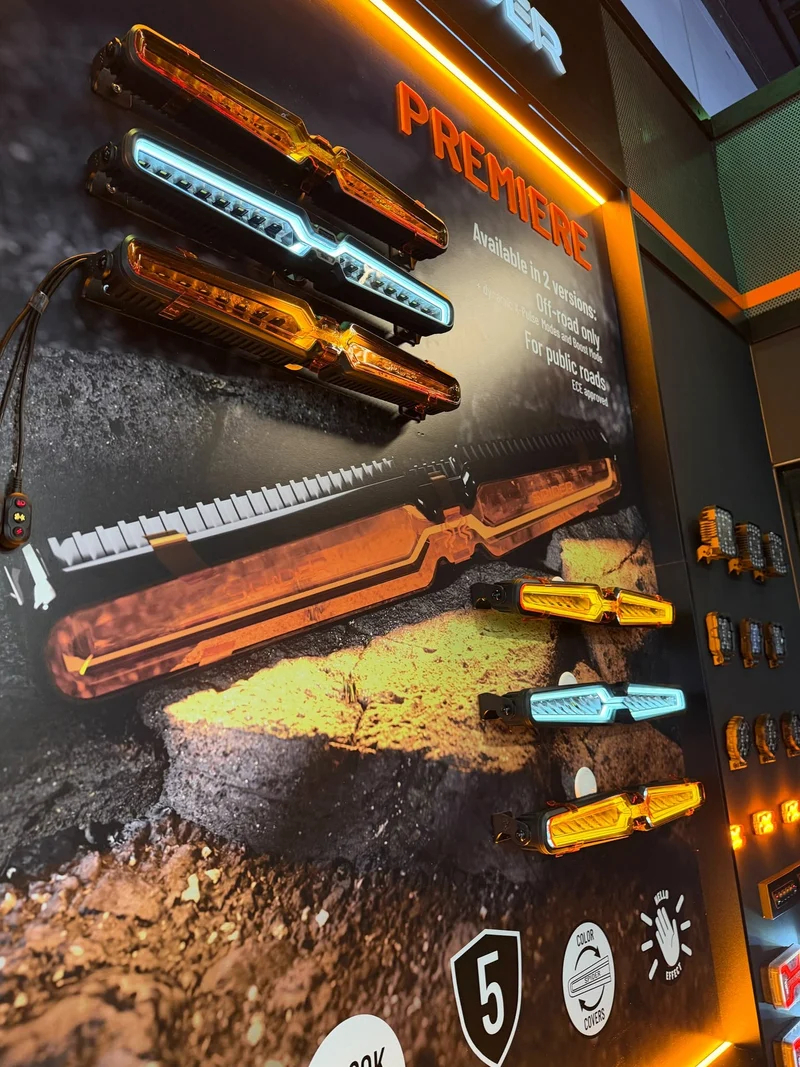 22" X-Spider NOXID Lichtleiste mit weißem Tagfahrlicht und gelbem Blitzlicht