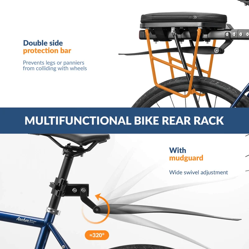 Quick Release Bike Rear Rack