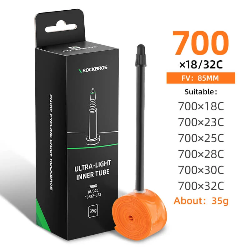Bike Inner Tube 700x18/32C Super Light 24/35g TPU
