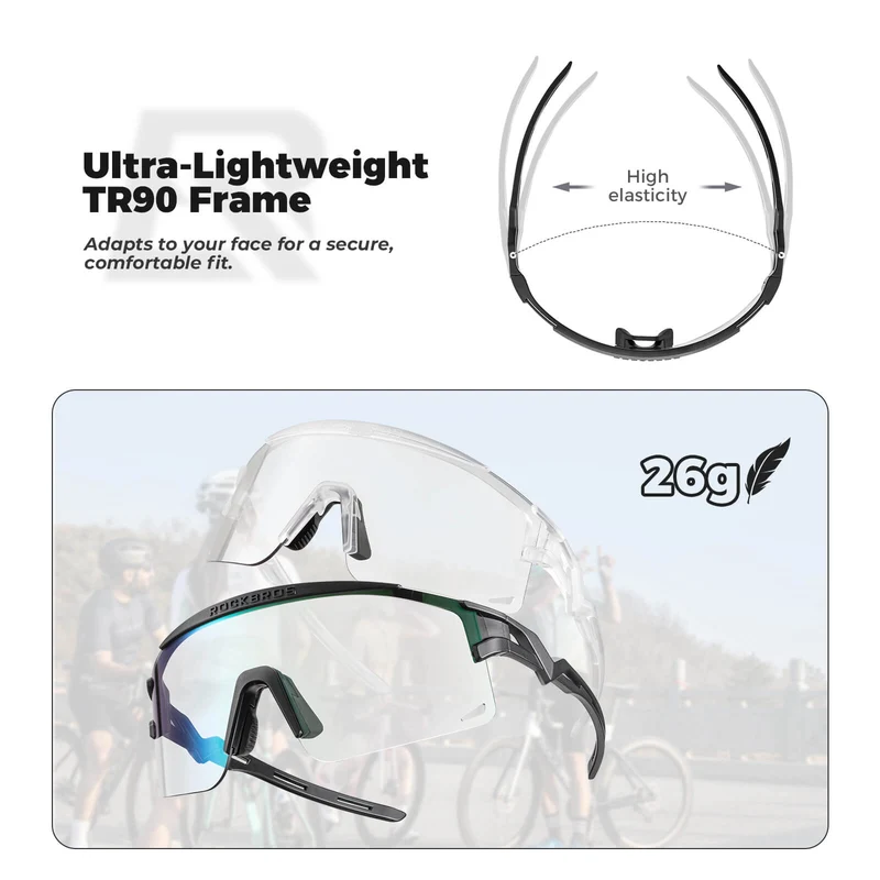 Half Frame Polarized Sports Sunglasses - SP337