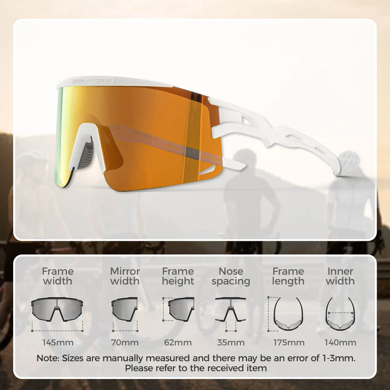 Half Frame Polarized Sports Sunglasses - SP337