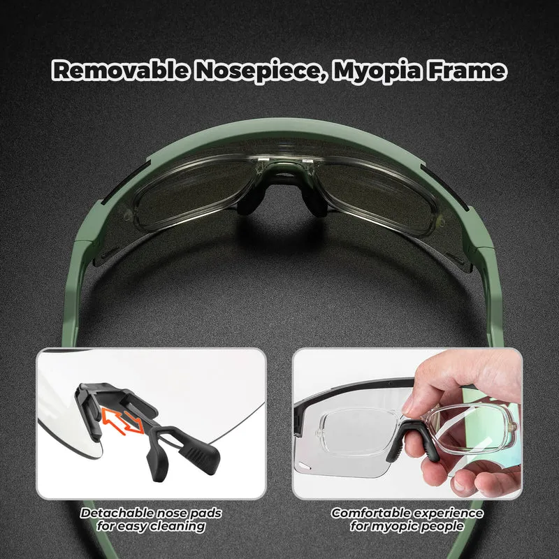 Half Frame Polarized Sports Sunglasses - SP337