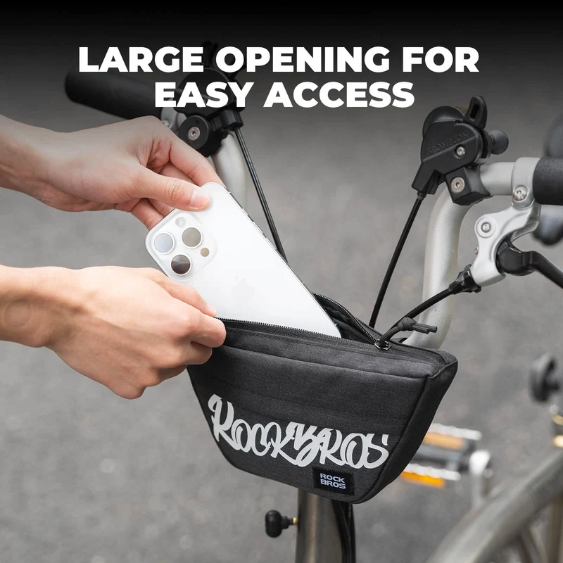 FlashRide Sketch Trapezoid Bike Handlebar Bag - 0.7L