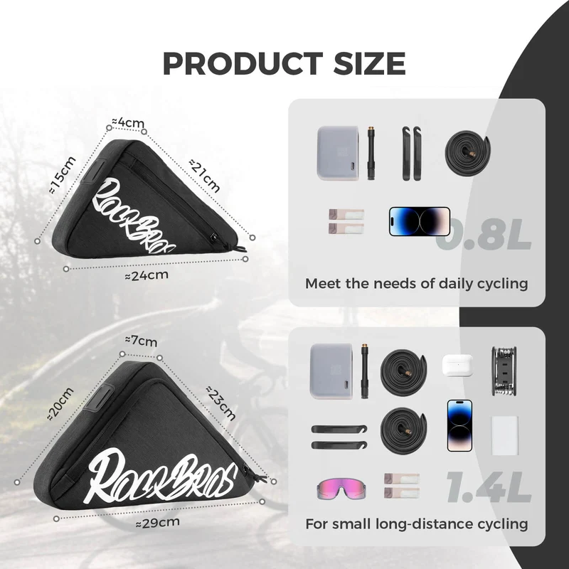 FlashRide Sketch Bike Triangle Bag - 1.4L