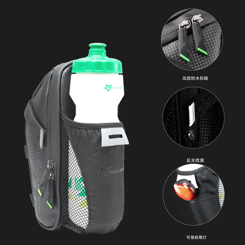 ROCKBROS wasserdichte Satteltasche mit Flaschenhalter for MTB Rennrad