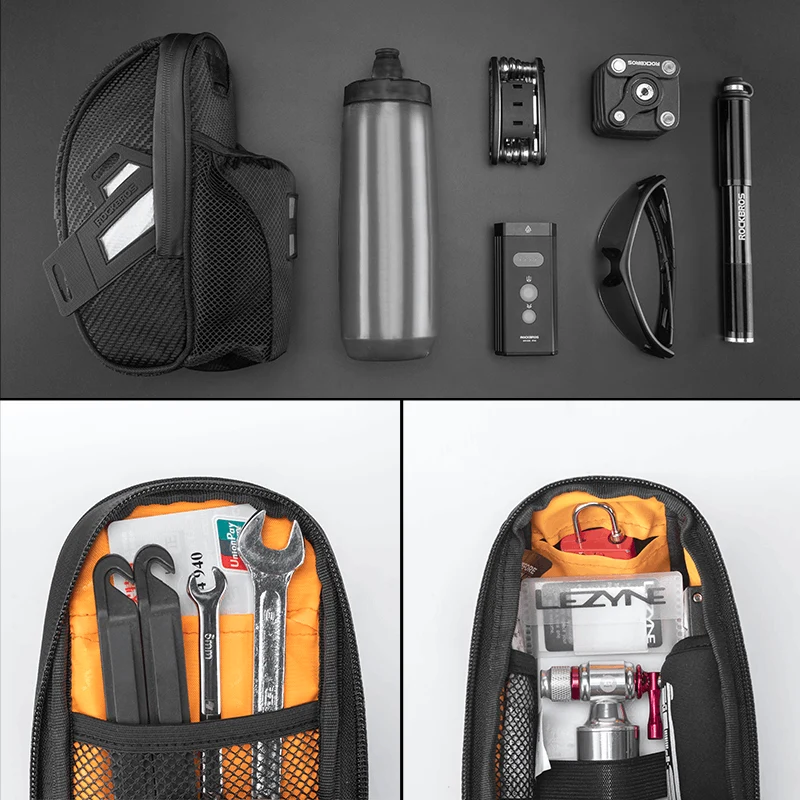 ROCKBROS wasserdichte Satteltasche mit Flaschenhalter for MTB Rennrad