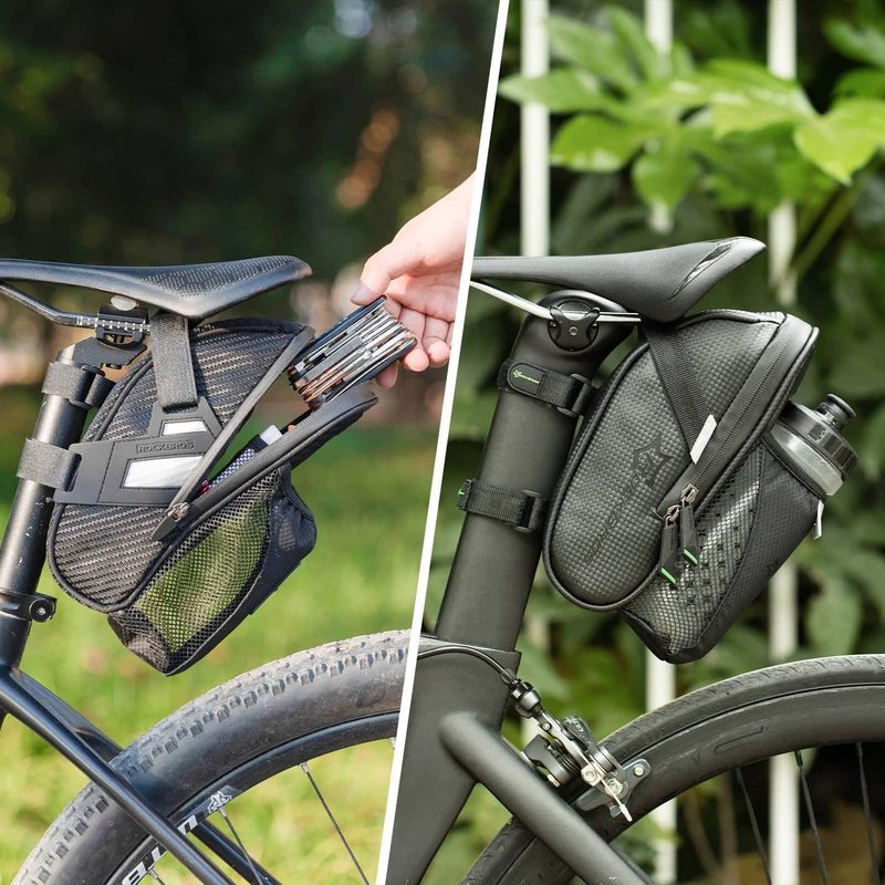 ROCKBROS wasserdichte Satteltasche mit Flaschenhalter for MTB Rennrad