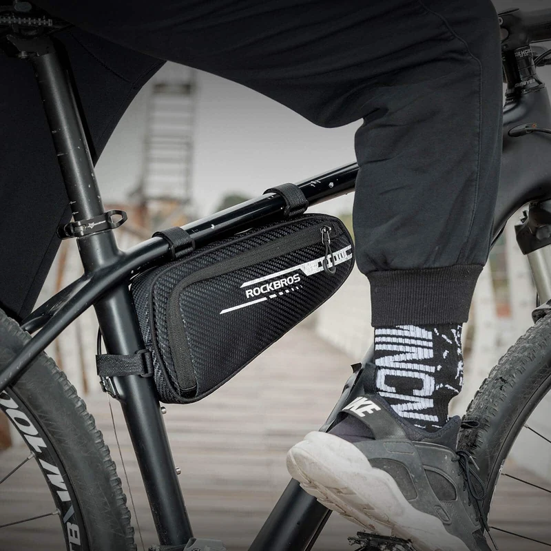 ROCKBROS Rahmentasche wasserdicht Dreieckstasche for MTB 및 Rennräder 1,2L