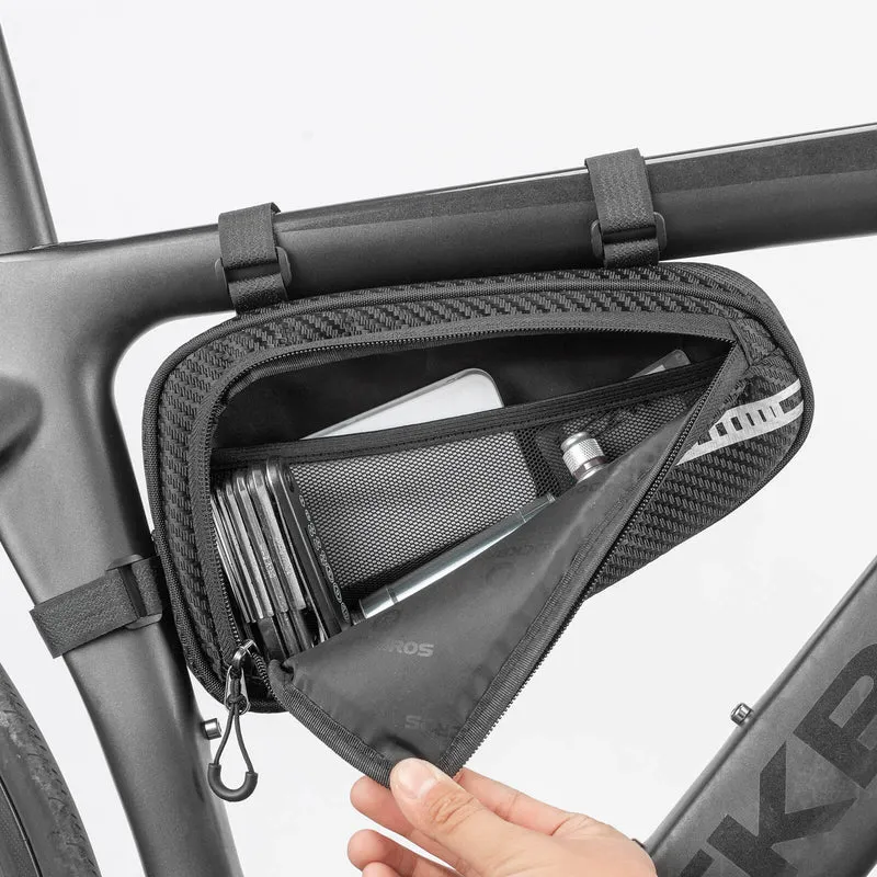 ROCKBROS Rahmentasche wasserdicht Dreieckstasche for MTB 및 Rennräder 1,2L