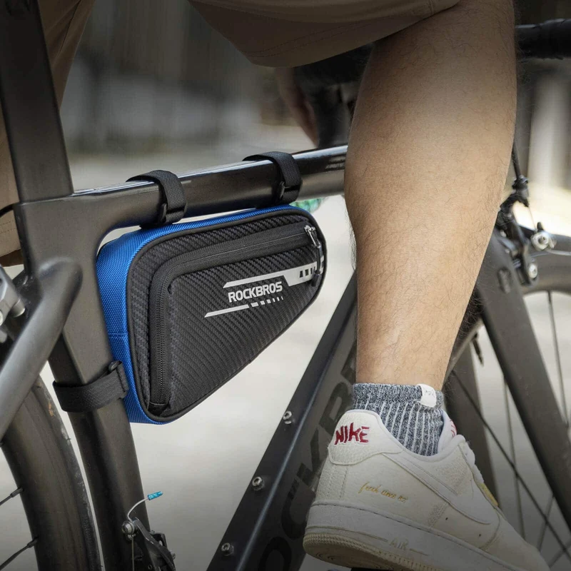 ROCKBROS Rahmentasche wasserdicht Dreieckstasche for MTB 및 Rennräder 1,2L